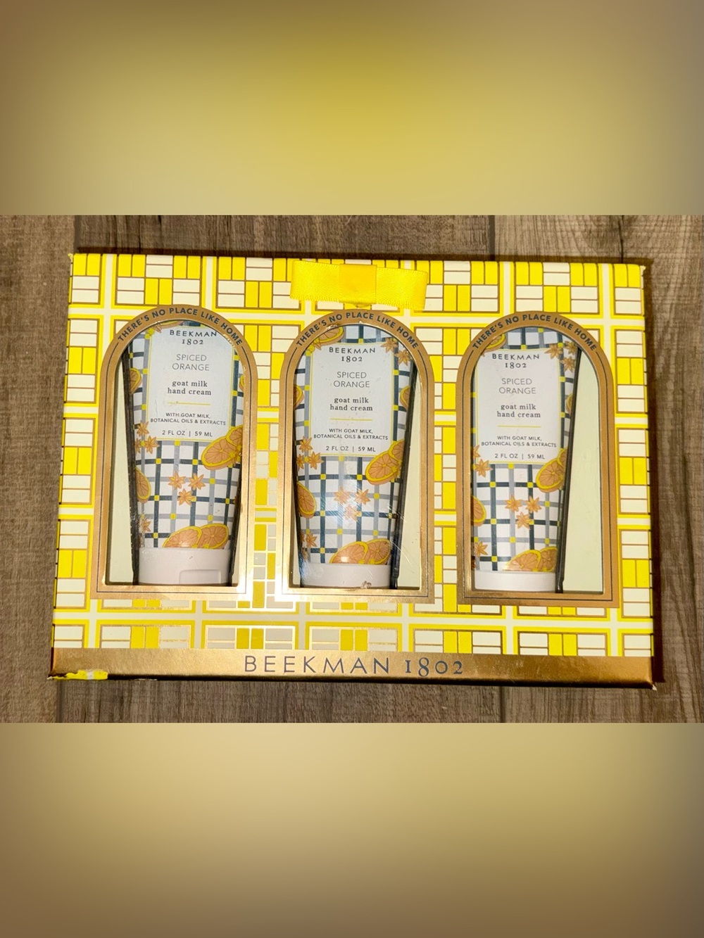Beekman 1802 Spiced Orange Goat Milk Hand Cream Trio Set NIB